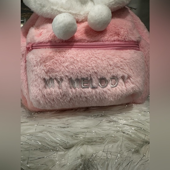 🎉Brand New🎉 My Melody Faux Fur Backpack - Picture 6 of 8